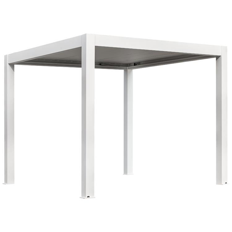 AWT Pergola extreem - wit/antraciet - elektrisch