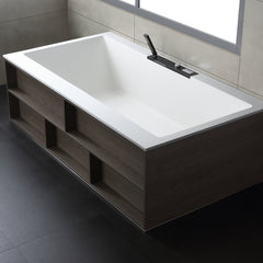 StoneArt Vrijstaand Badkuip BS-536 - wit mat - 188x100