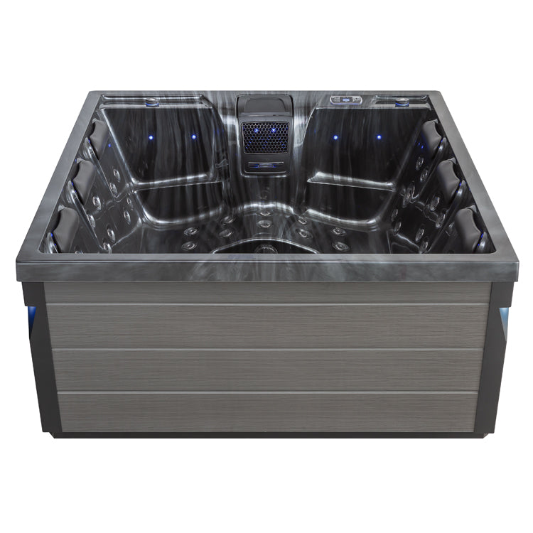 AWT IN-407 eco - buiten spa - CloudyBlack - 200x200 - grijs