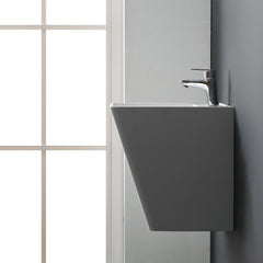 StoneArt Wastafel LZ207 - wit mat - 56x46