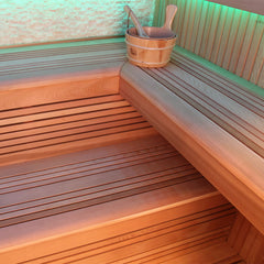 AWT Sauna E1241C rote Zeder 180x170 9kW EOS Cubo