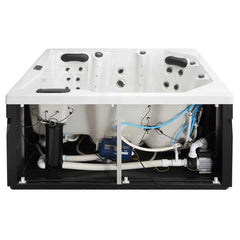 AWT Whirlpool Aussenwhirlpool IN-401 eco Sterling Silver 200x200 grijs