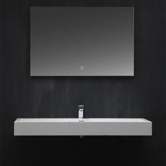 StoneArt Wastafel LP4512 - wit glanzend - 120x48