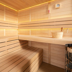 AWT Sauna E1611XL Hemlock 250x250 9kW Cilindro