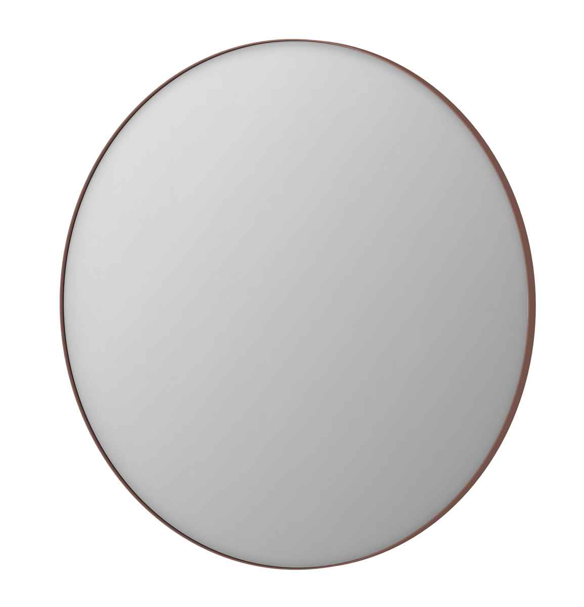 Ink SP15 spiegel rond 120cm met kader - Geborsteld koper - 8408594