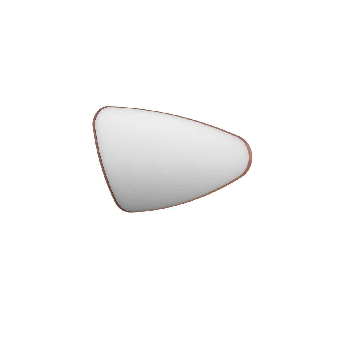 Ink SP22 Spiegel 100 x 60 cm organisch in stalen kader rechter versie - geborsteld koper - 8409214