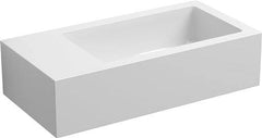 Clou Flush 3 toiletfontein met (voorbewerkt) kraangat rechts aluite -  CL/03.08032-1