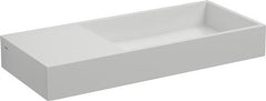 Clou Mini Wash Me Plus fontein 56cm zonder kraangat links, mineraalmarmer -  CL/03.08234