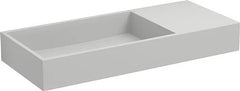 Clou Mini Wash Me Plus fontein 56cm zonder kraangat rechts, aluite -  CL/03.13235