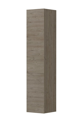 Ink Hoge kast 1 deur greeploos decor - Greige eiken - 36x37x169 cm - 1259509
