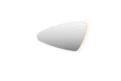 Ink SP23 spiegel 120 x 70 cm op frame met indirecte LED rondom linker versie - Mat Wit - 8409376