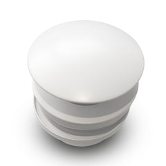 BRAUER Klikwaste - ColdStart - Round - afvoerplug - FineStone - Mat wit