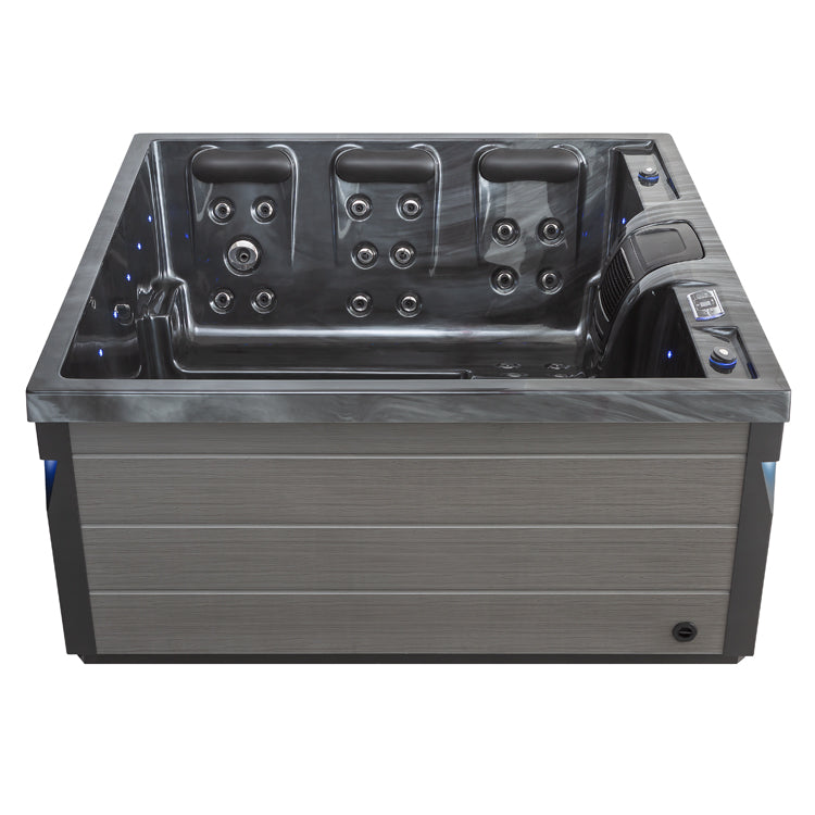 AWT IN-407 eco - buiten spa - CloudyBlack - 200x200 - grijs