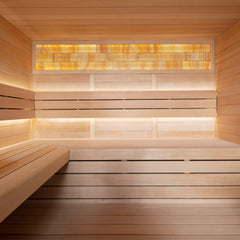 AWT Sauna B1622C Hemlock 180x160 9kW TheWall Bi-O