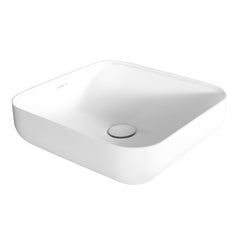 StoneArt Wastafel LC201 - wit glanzend - 42x42cm