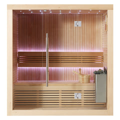 AWT Sauna E1113A Hemlock 180x105 4.5kW TheWall