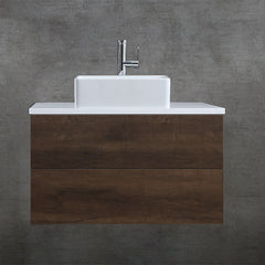 StoneArt Wastafel LC110 - wit mat - 40x40cm