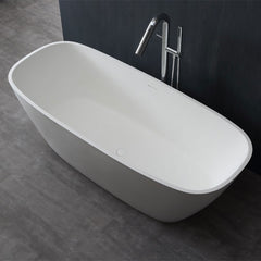 StoneArt Vrijstaand Badkuip BS-528 - mat wit - 175x75