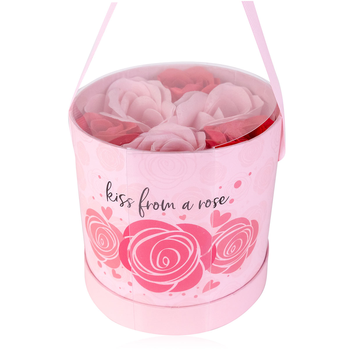 Aurélia Badrozen "KISS FROM A ROSE" – Set van 6 Badrozen - Badconfetti in Roze en Rood