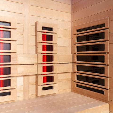 AWT E1250D-IR hemlock - infrarood sauna - 120x100 - zonder oven