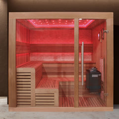 AWT Sauna B1243A red cedar 220x200 9kW EOS BiO-Thermat