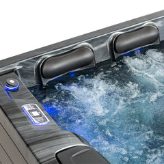 AWT IN-407 eco - buiten spa - CloudyBlack - 200x200 - grijs