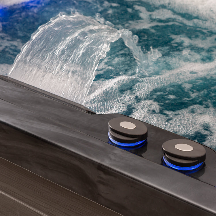 AWT IN-403 eco - buiten spa - CloudyBlack - 200x200 - grijs