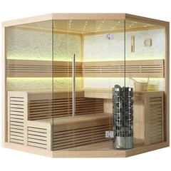 AWT Sauna E1101B Hemlock 200x200 9kW Cilindro