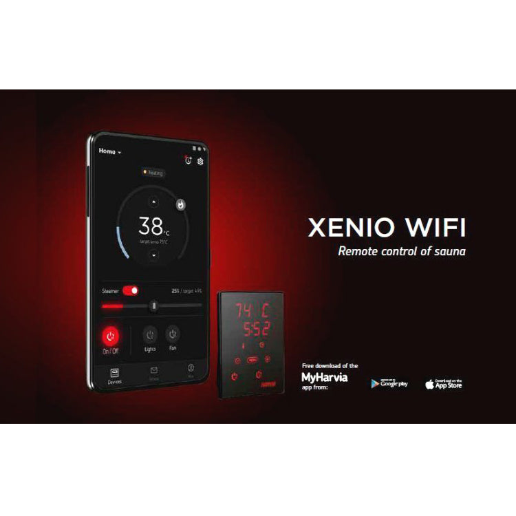 HARVIA Bedieningspaneel saunakachel - Xenio WIFI Module - CX001WIFI - Zwart