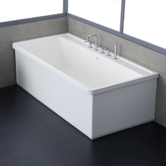 StoneArt Vrijstaand Badkuip BS-537 wit 190x100 mat