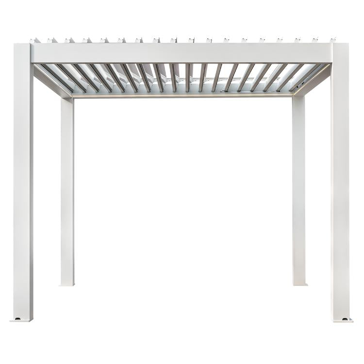 AWT Pergola extreem - wit/antraciet - elektrisch
