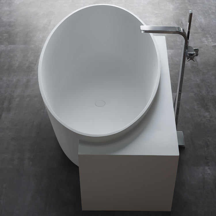 StoneArt Vrijstaand Badkuip BS-550 - wit glanzend - 170x93