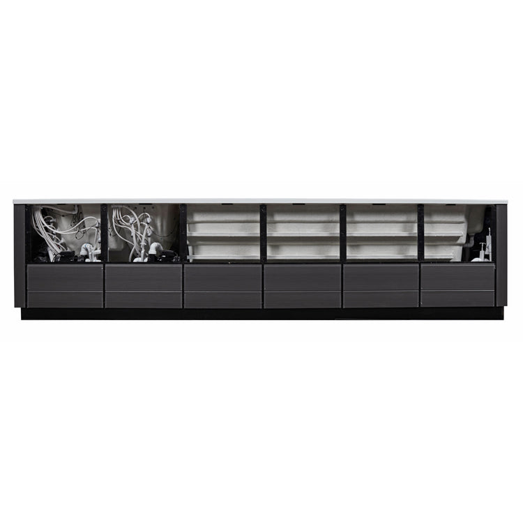 AWT Innovation 590 Dual - zwemspa en whirlpool - 580x235 - grijs - wit
