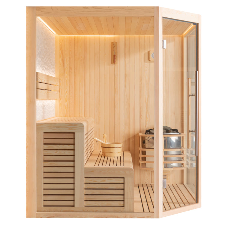 AWT Sauna E1811B pinie 160x160 6.8kW Cilindro