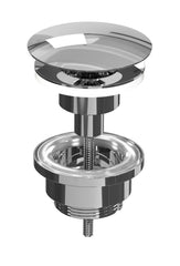 Ink niet-afsluitbare plug messing - chroom