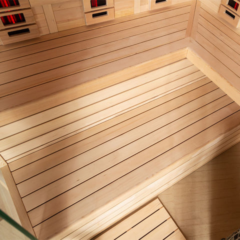 AWT Sauna E1611XL-IR Hemlock 250x250 9kW Cilindro