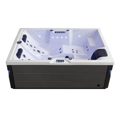 AWT Whirlpool Aussenwhirlpool IN-405 eco Sterling Silver 220x160 grau