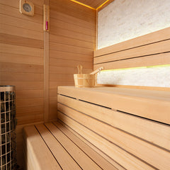 AWT Sauna E1604A Hemlock 200x160 9kW TheWall Bi-O