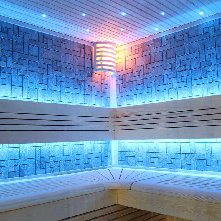 AWT Sauna E1211C populier 180x180 9kW Cilindro