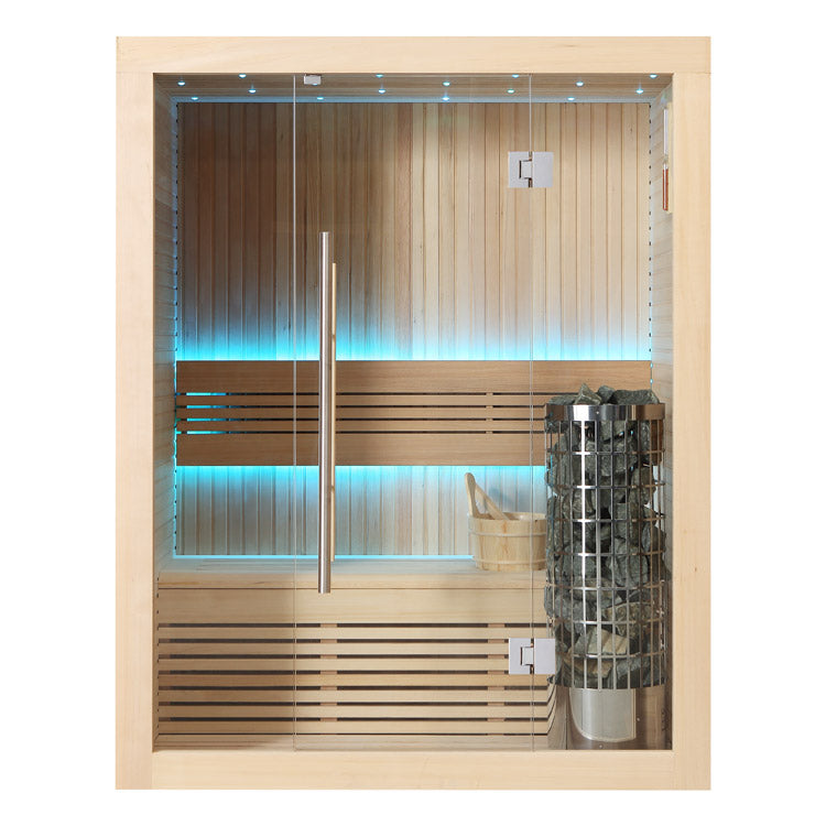 AWT Sauna E1113C Hemlock 120x105 6.8kW Cilindro