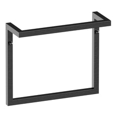 BRAUER Handdoekbeugel model B 35 gunmetal geborsteld