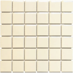 The Mosaic Factory AF13044 Barcelona Cream Glossy - mozaïektegel 4,8x4,8cm