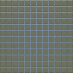 The Mosaic Factory Barcelona Mozaiek Tegel Vierkant - Olijf Groen Porselein Geglazuurd 300x300 mm