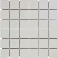 The Mosaic Factory Barcelona Mozaiek Tegel Vierkant - Wit Porselein Geglazuurd 309x309 mm