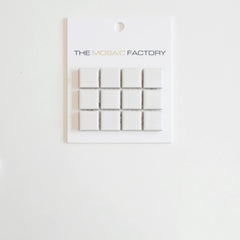 The Mosaic Factory Barcelona Mozaiek Tegel Vierkant - Wit Porselein Geglazuurd 300x300 mm