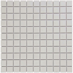 The Mosaic Factory Barcelona Mozaiek Tegel Vierkant - Wit Porselein Geglazuurd 300x300 mm