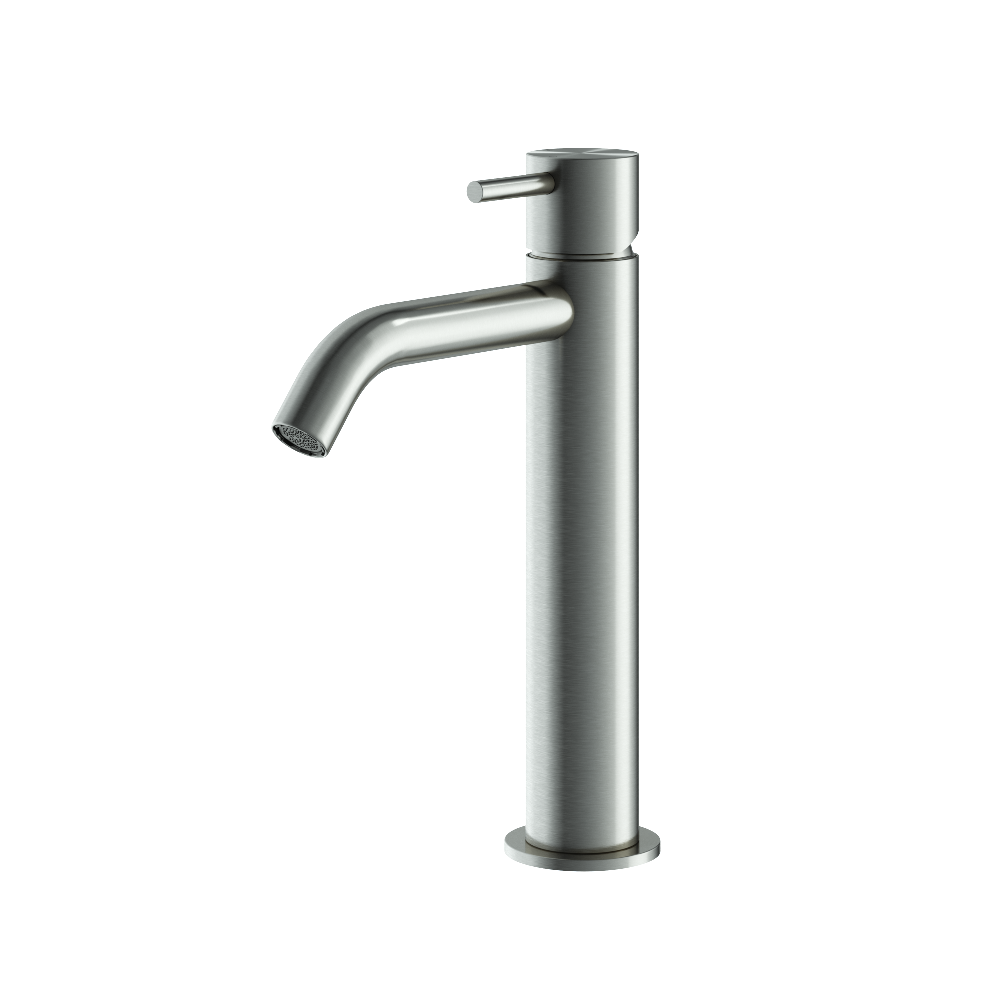Hotbath Archie AR003M wastafelkraan middel RVS 316 - RVS