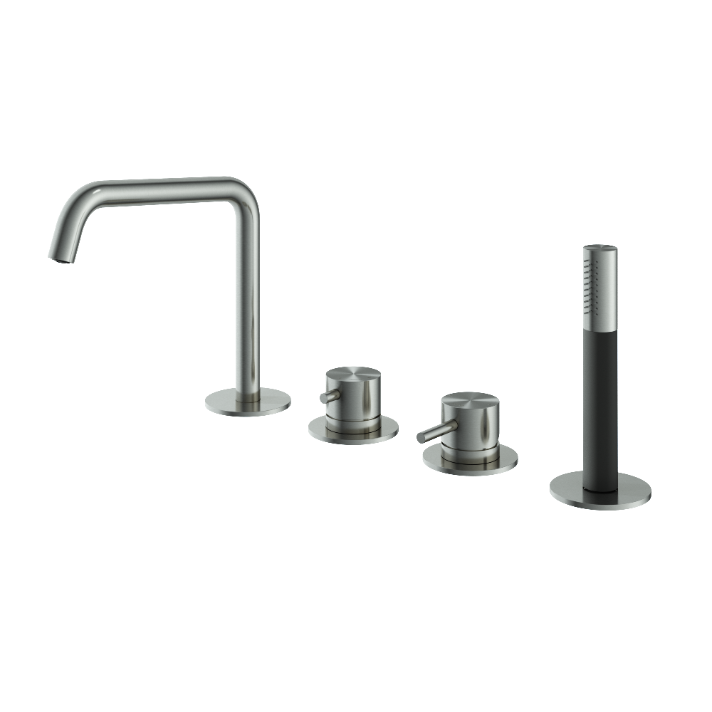 Hotbath Archie AR083 badrandcombinatie met uitloop 316 RVS - RVS