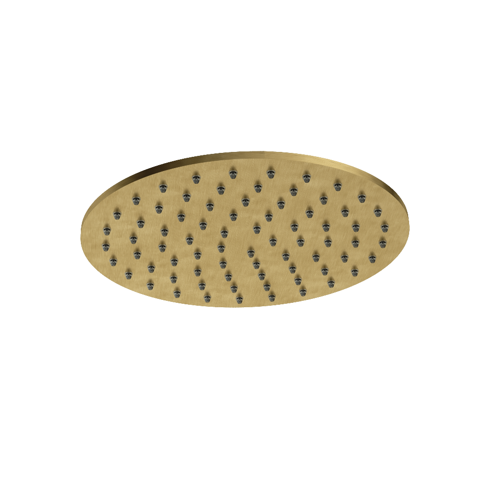 Hotbath Archie AR100 hoofddouche 20cm RVS 316 - Geborsteld Messing PVD