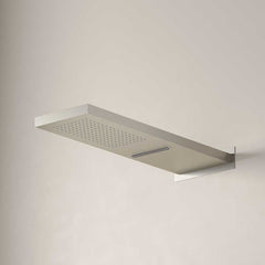 Hotbath Archie AR193 Cascade opbouw wand hoofddouche RVS 316 - Geborsteld Gunmetal PVD